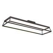 Designers Fountain Terrace 44" Wide Integrated LED Flush Mount Ceiling Fixture Matte Black