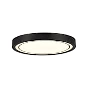 Designers Fountain High Life 13" Wide Integrated LED Flush Mount Ceiling Fixture Matte Black
