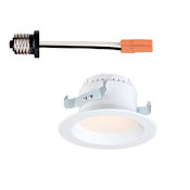 Designers Fountain 4" Integrated LED Baffle Recessed Trim White