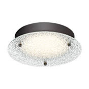 Designers Fountain Single Light 10" Wide Integrated LED Flush Mount Ceiling Fixture / Wall Sconce Satin Bronze