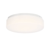 Designers Fountain Cloud 11" Wide Integrated LED Flush Mount Drum Ceiling Fixture White