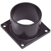 Design House Transitional Pier Mount for Lamp Posts with Standard 3" Base Black