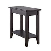 Design House Laurent 24" Wide Rectangle Wood Table Black