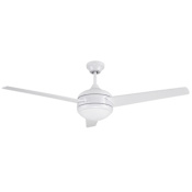 Design House Treviento 52" 3 Blade LED Indoor Ceiling Fan with Frosted Glass Shade White