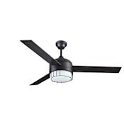 Design House Ajax 54" 3 Blade LED Indoor Ceiling Fan with Wall Control Oil Rubbed Bronze