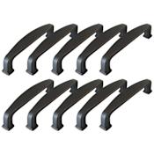 Design House Park Avenue 3-3/4 Inch Center to Center Handle Cabinet Pull - 10 Pack Oil Rubbed Bronze