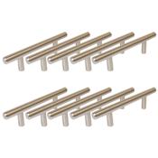 Design House Truss 3-3/4 Inch Center to Center Bar Cabinet Pull - Pack of 10 Stainless Steel