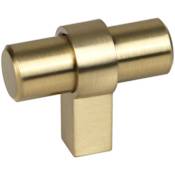 Design House Emery 1-9/16 Inch Bar Cabinet Knob - Pack of 5 Satin Gold