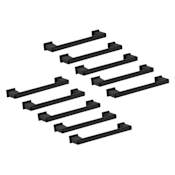 Design House Gage 5 Inch Center to Center Handle Cabinet Pull - Pack of 10 Matte Black