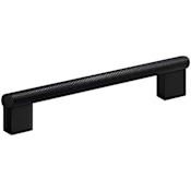 Design House Porter 3-3/4 Inch Center to Center Handle Cabinet Pull - Pack of 5 Matte Black