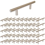 Design House Hollow Truss 3-3/4 Inch Center to Center Bar Cabinet Pull - Pack of 50 Stainless Steel