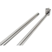 Design House 30" to 48" Adjustable Closet Rod Polished Chrome