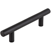 Design House Solid Truss 3-3/4 Inch Center to Center Bar Cabinet Pull - Pack of 10 Matte Black