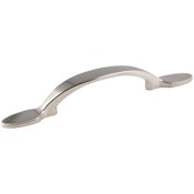 Design House Deco 3 Inch Center to Center Arch Cabinet Pull - Pack of 10 Satin Nickel