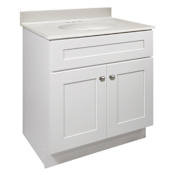 Design House Brookings 32" Faucet Centers White