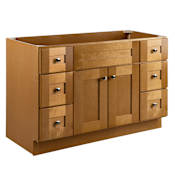 Design House Brookings 48" Single Free Standing Vanity Cabinet Only - Less Vanity Top Modern Birch