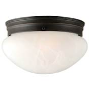 Design House Millbridge 2 Light 10" Wide Flush Mount Ceiling Fixture Oil Rubbed Bronze