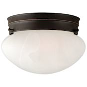 Design House Millbridge 8" Wide Flush Mount Ceiling Fixture Oil Rubbed Bronze
