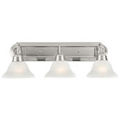 Design House Millbridge 3 Light 27" Wide Vanity Light Satin Nickel