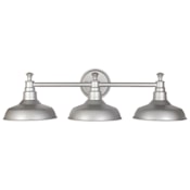 Design House Kimball 3 Light 31" Wide Vanity Light Galvanized