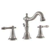 Design House Oakmont 1.2 GPM Widespread Bathroom Faucet - Includes Metal Pop-Up Drain Assembly Satin Nickel