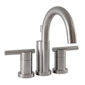 Design House Geneva 1.2 GPM Centerset Bathroom Faucet with Drain Assembly Satin Nickel