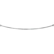 Design House 44" to 63" Adjustable Curved Shower Rod Polished Chrome