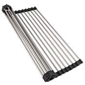 Design House 16-3/4" Wide Sink Drying Rack Stainless Steel
