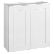 Design House Brookings 30" Wide x 30" High Double Door Wall Cabinet White