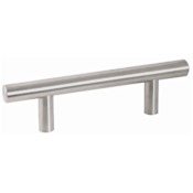 Design House 3-3/4 Inch Center to Center Handle Cabinet Pull - Pack of 5 Satin Nickel