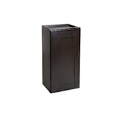 Design House Brookings 18" Wide x 36" High Single Door Kitchen Cabinet Espresso
