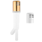 Design House Brass and ABS Air Gap with Cover Satin Gold