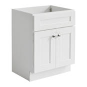 Design House Brookings 24" Single Free Standing Vanity Cabinet - Less Vanity Top White