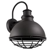 Design House Ajax 14" Tall Outdoor Wall Sconce Textured Black