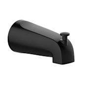 Design House Tub Diverter 5-3/8" Tub Spout Matte Black