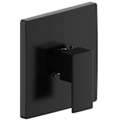 Design House Karsen II Pressure Balanced Valve Trim Only with Single Lever Handle Matte Black