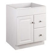 Design House Wyndham 24" Single Free Standing Vanity Cabinet Only - Less Vanity Top White