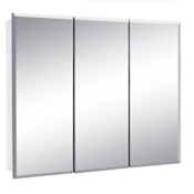 Design House Cyprus 36-5/16" x 30-1/8" Frameless Mirrored Medicine Cabinet Clear