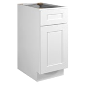 Design House Brookings 34.5" x 15" Single Door Base Cabinet White