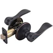 Design House Springdale Series Privacy Lever with Reversible Handles Oil Rubbed Bronze