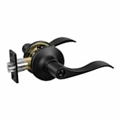Design House Stratford Reversible Keyed Entry Door Lever Handleset with 6-Way Latch Matte Black