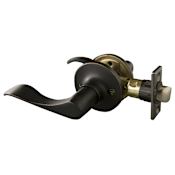 Design House Stratford Reversible Passage Door Lever Handleset with 6-Way Latch Oil Rubbed Bronze
