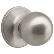 Design House Ball Series Dummy Fits Doors 1-3/8" to 1-3/4" Thick Satin Nickel
