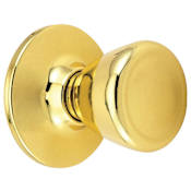 Design House Tulip Series Dummy Fits Doors 1-3/8" to 1-3/4" Thick Polished Brass
