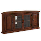 Design House 56" Wide Ash and Other Wood TV Stand Burnished Oak