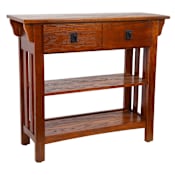 Design House Mission 34" Wood Display Shelf Medium Oak