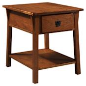 Design House Mission 20" Wide Pine Wood Nightstand Russet