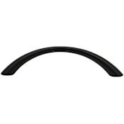 DesignPerfect Classic 3-3/4" (96 mm) Center to Center Arch Bow Cabinet Handle / Drawer Pull Black