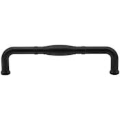 DesignPerfect Classic 5-1/16" (128 mm) Center to Center Traditional Cabinet Handle / Drawer Pull Black