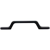 DesignPerfect Contemporary 3-3/4" (96 mm) Center to Center Angled Arch Cabinet Handle / Drawer Pull Black